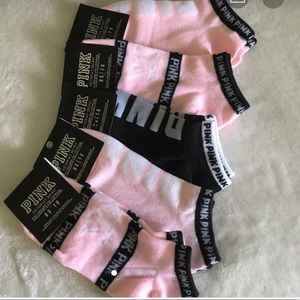 Pink Victoria secret socks bundle